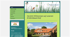 Desktop Screenshot of bauernhof-erlebnisferien.de